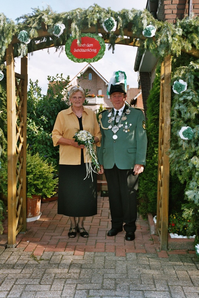 König Peter mit Königin Marlies Schindelhauer