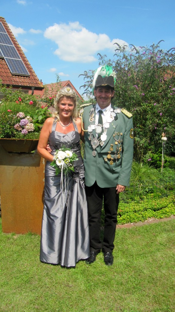 König Werner mit Königin Sylvia Prange